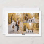 Obligatorische Weihnachtskarte Weihnachts-Weihnach Feiertagskarte (Rückseite)