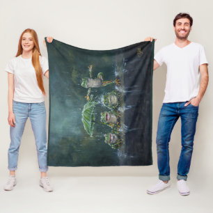 "Obligatorischer Spaß" Fleecedecke