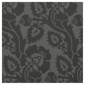 Oblique Floral, Anthrazit Stoff (Nahaufnahme)