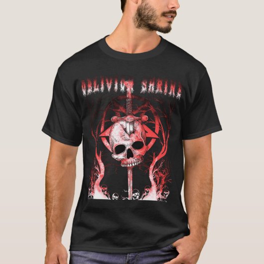 Oblivian Shrine Skull and Sword T-Shirt (Vorderseite)