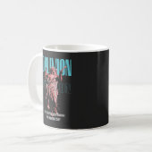 Oblivion Brutalism Streetwear Design Kaffeetasse (Vorderseite Links)