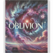 Oblivion Cosmic Aufkleber (Vorderseite)
