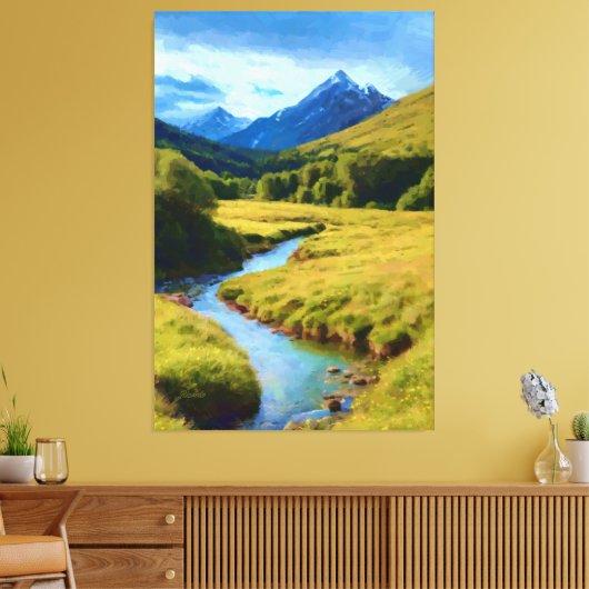 Oblivion Geboren von Lethe Leinwanddruck (Insitu (Wohnzimmer))