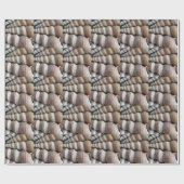 Oblong Summer Seashells, Sommersaison Geschenkpapier (Flach)