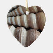 Oblong Summer Seashells, Sommersaison Keramik Ornament (Rechts)