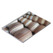 Oblong Summer Seashells, Sommersaison Notizblock (Linke Seite)