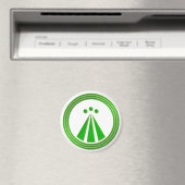 OBOD Symbol Neon Green Magnet (In Situ (Geschirrspüler))