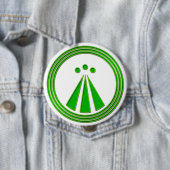 OBOD Symbol-Neon-Grün Button (Beispiel)