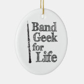 Oboe Band Geek Keramik Ornament (Rechts)