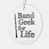 Oboe Band Geek Keramik Ornament (Links)