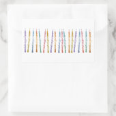 Oboe-Band Rechteckiger Aufkleber (Tasche)