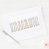 Oboe-Band Rechteckiger Aufkleber (Umschlag)