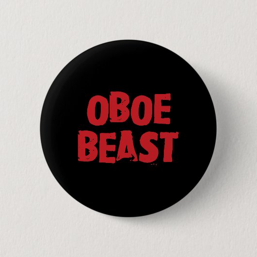 Oboe Beast Button (Vorderseite)