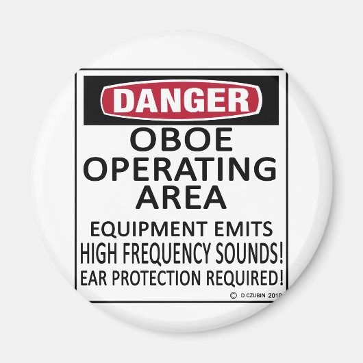 Oboe-Betriebsbereich Magnet (Vorne)