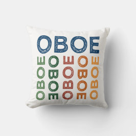 Oboe Colorful Kissen