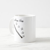 Oboe Custom Tasse Oboist Woodwind Musikergeschenk (Vorderseite Links)