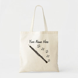 Oboe Custom Tote Bag Oboist Woodwind Musikergesche Tragetasche