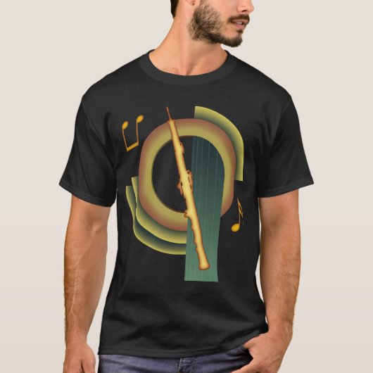 Oboe Deko T-Shirt (Vorderseite)