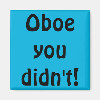 Oboe, du magst nicht magnet