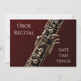 Oboe Erwägungsgrund elegante Konzertleistung Einladung