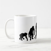 Oboe Evolution lustiges Oboist-Spaßgeschenk Kaffeetasse (Links)