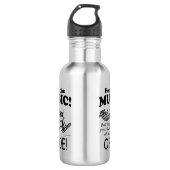 Oboe Feel Musik Edelstahlflasche (Vorderseite)