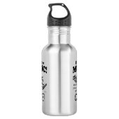 Oboe Feel Musik Edelstahlflasche (Rückseite)