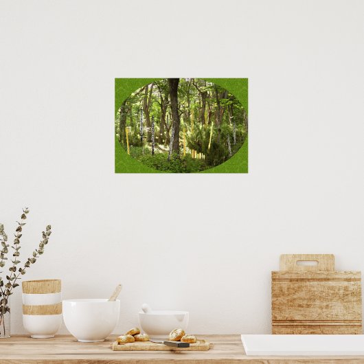 Oboe Forest Poster (Küche)