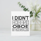 OBOE GENIUS DESIGNS POSTKARTE (Stehend Vorderseite)