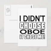 OBOE GENIUS DESIGNS POSTKARTE (Vorne/Hinten)
