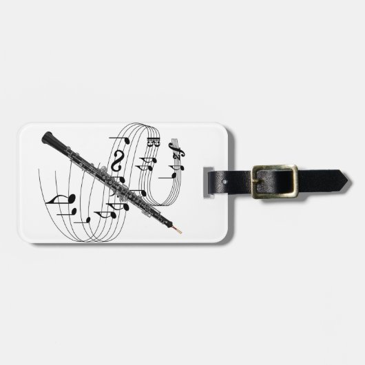 Oboe Gepäckanhänger (Vorderseite horizontal)