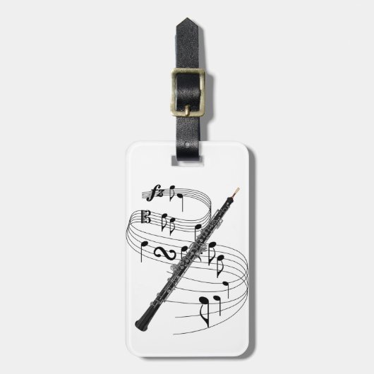 Oboe Gepäckanhänger (Vorderseite vertikal)