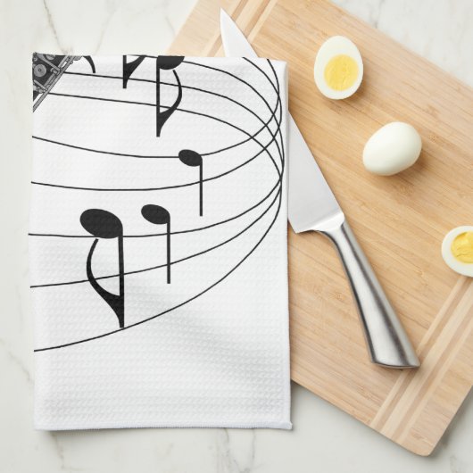 Oboe Geschirrtuch (Viertel Falte)