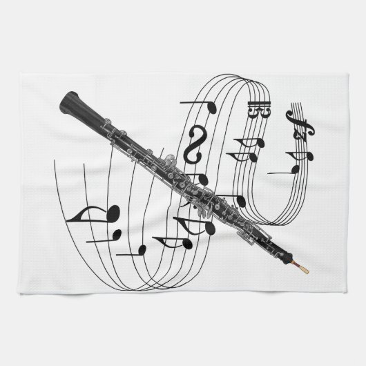 Oboe Geschirrtuch (Horizontal)