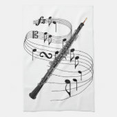 Oboe Geschirrtuch (Vertikal)