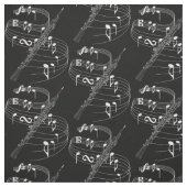 Oboe Gewebe-Dunkelheit Stoff (Muster)