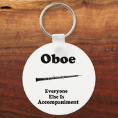 Oboe Gift Schlüsselanhänger (Vorderseite)