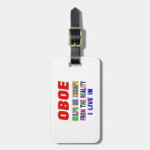 Oboe hilft mir gepäckanhänger (Vorderseite vertikal)