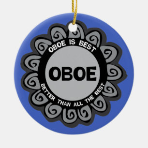 Oboe ist am besten keramik ornament