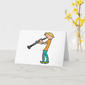 Oboe Karte (Gelbe Blume)