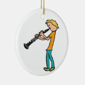 Oboe Keramik Ornament (Rechts)