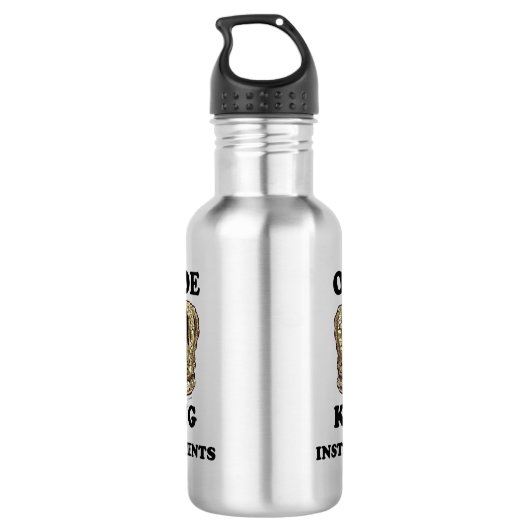 Oboe King of Instruments Edelstahlflasche (Rückseite)