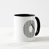 Oboe Letter O Tasse (VorderseiteRechts)