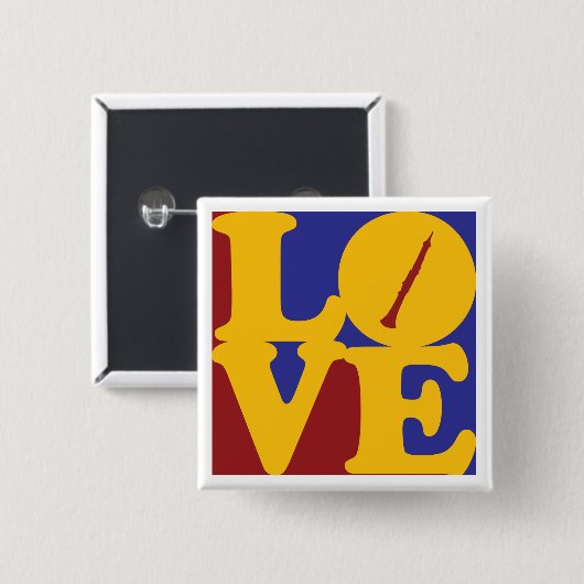 Oboe Liebe Button (Vorne & Hinten)