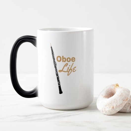 Oboe Life Oboist Musiker Coffee Tasse (Mit Donut)