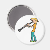 Oboe Magnet (Vorderseite/Rückseite)
