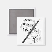 Oboe Magnet (Vorderseite/Rückseite)