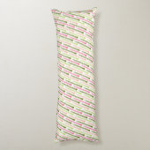 Oboe Musical Instrument Music Band Orchestra Pink Seitenschläferkissen (Rückseite (Vertikal))