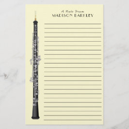 Oboe Musician Music Teacher Briefpapier