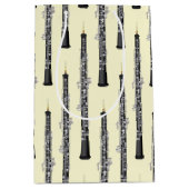 Oboe Musician Music Teacher Mittlere Geschenktüte (Vorderseite)